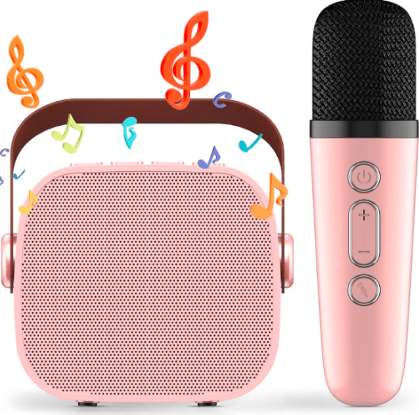 Portable Wireless Bluetooth Speaker With Karaoke Microphone - Image 2